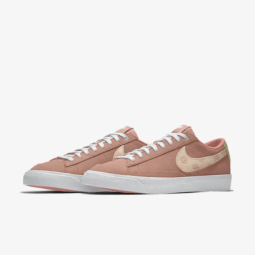 Giày Nike Blazer Low '77 By You Nam Hồng